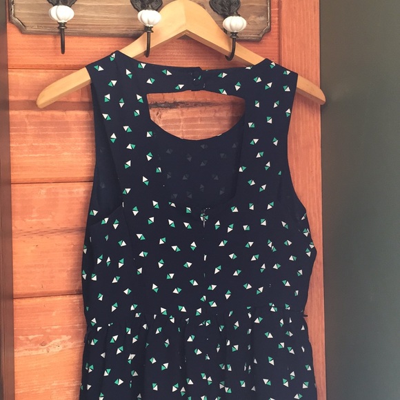 Retro Triangle Pattern Dress - Picture 3 of 3